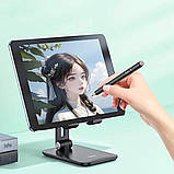 Стилус HOCO GM111 Cool dynamic series 3-in-1 passive universal capacitive pen Black, фото 3