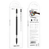 Стилус HOCO GM111 Cool dynamic series 3-in-1 passive universal capacitive pen Black, фото 6