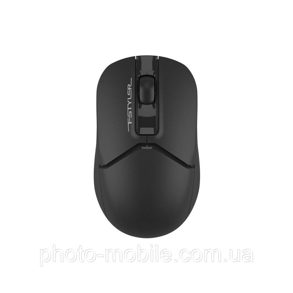 Комп'ютерна миша бездротова A4tech Fstyler FB12S, USB, оптична, BT+RF (Combo), 1200 dpi, 125 Hz, 3 кнопки, Black