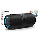 Колонка портативна REAL-EL X-735 Black, 2 x 12 Вт, пластиковий корпус, Bluetooth, USB , IPX6, живлення від акумулятора, 3600мА *