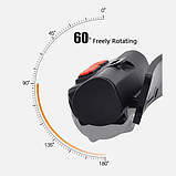 Ліхтарик налобний PLD-2119B-XPE+2COB (White+red), 1х18650, ЗУ Type-C, фото 3