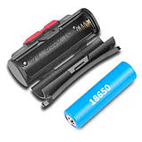 Ліхтарик налобний PLD-2119B-XPE+2COB (White+red), 1х18650, ЗУ Type-C, фото 4