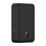 Повербанк Baseus Magnetic Mini Wireless Fast Charge 20 000 mAh 20W Black, фото 6
