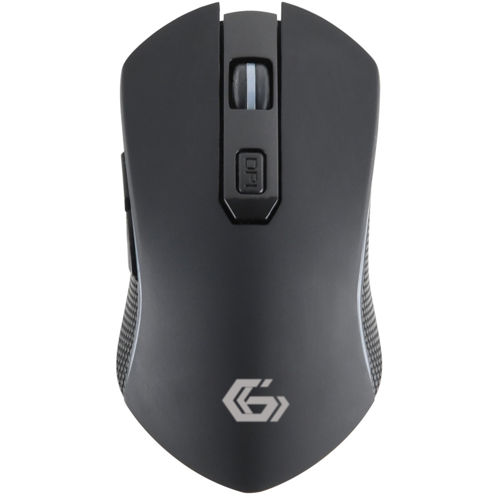 Комп'ютерна миша бездротова Gembird MUSGW-6BL-01 RGB-підсвічування, 3200 dpi, USB, 400 мА·ч Black, фото 1