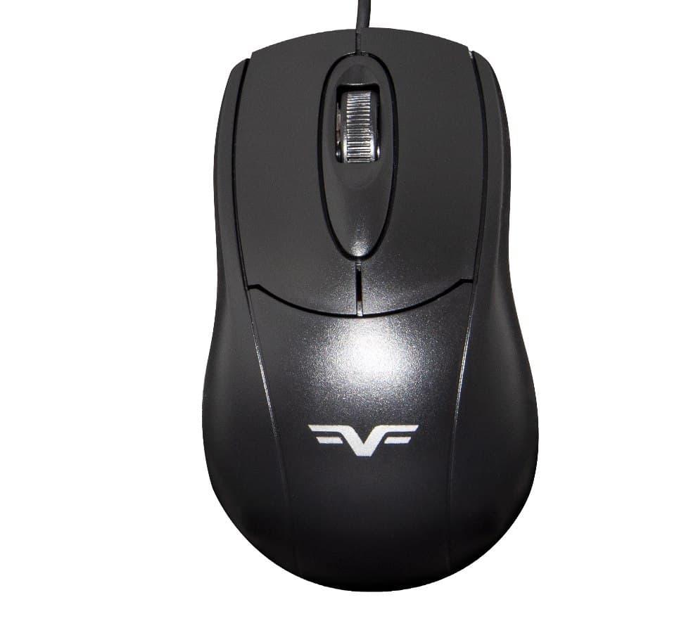 Комп'ютерна миша Frime , USB, оптична, 1000 dpi, 3 кнопки, 1.3 м Black, фото 1
