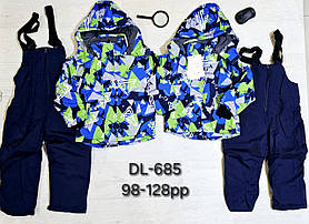 Комбінезон для хлопчиків на флісі оптом, Taurus, 98-128 рр., арт. DL-685