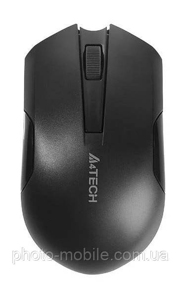 Комп'ютерна мишка A4Tech G3-200N, Black, USB, бездротова, оптична (сенсор V-Track), 1000 dpi, 3 кнопки, 1xAA