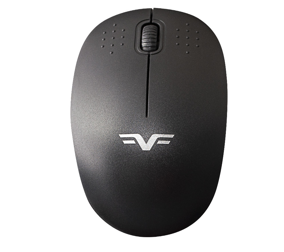 Комп'ютерна миша Frime , USB, оптична, 1200 dpi, 2 кнопки, 2xAAA Black, фото 1
