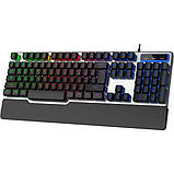 Клавіатура GamePro Stinger USB з підсвічуванням Grey, фото 2