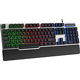 Клавіатура GamePro Stinger USB з підсвічуванням Grey, фото 3