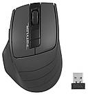 Комп'ютерна мишка A4Tech Fstyler FG30S, Gray, USB, бездротова, оптична, безшумна, 1000/1600/2000 dpi, 125 Hz, 6 кнопок, 1xAA
