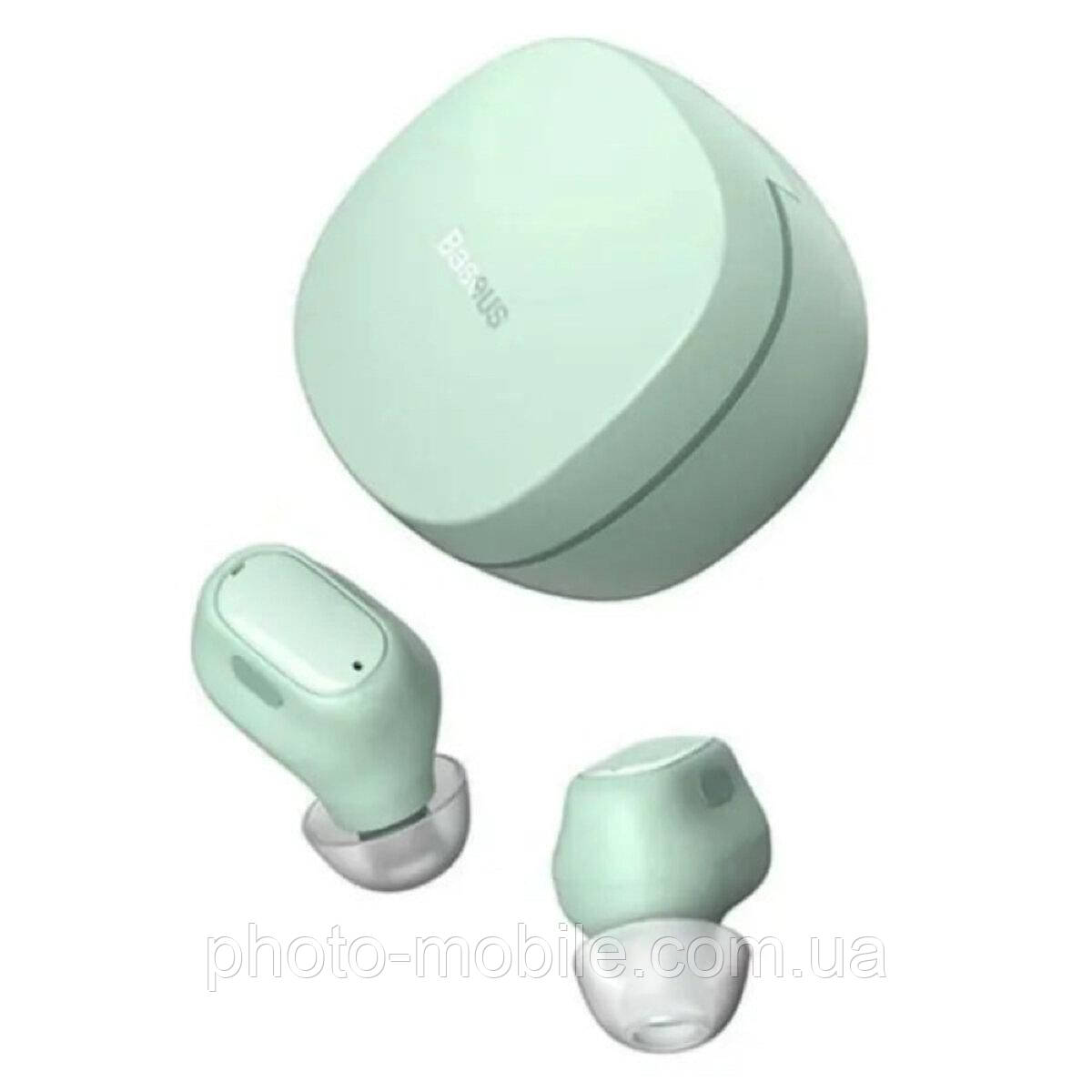 Навушники Baseus Bowie WM01 True Wireless Earphones Green NGTW370006