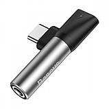 Адаптер Baseus L41 Type-C to Type-C + 3.5mm black CATL41-01, фото 6