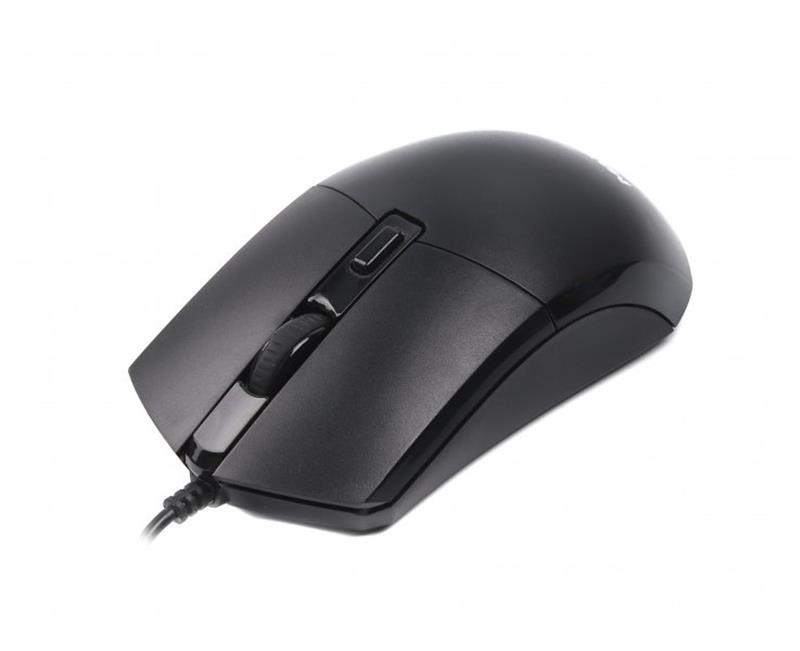 Комп'ютерна мишка Maxxter Mc-4B01 оптична, 4 кнопки, 2400 DPI, USB, Black  MC-4B01, фото 1