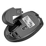 Комп'ютерна мишка BOROFONE BG7 Platinum 2.4G business wireless mouse Black, фото 2