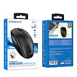 Комп'ютерна мишка BOROFONE BG7 Platinum 2.4G business wireless mouse Black, фото 4
