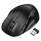 Комп'ютерна мишка HOCO GM24 Mystic 6-button 2-mode wireless mouse Black
