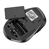 Комп'ютерна мишка HOCO GM24 Mystic 6-button 2-mode wireless mouse Black, фото 4