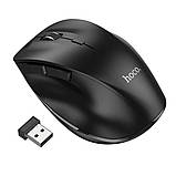 Комп'ютерна мишка HOCO GM24 Mystic 6-button 2-mode wireless mouse Black, фото 6