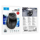 Комп'ютерна мишка HOCO GM24 Mystic 6-button 2-mode wireless mouse Black, фото 8