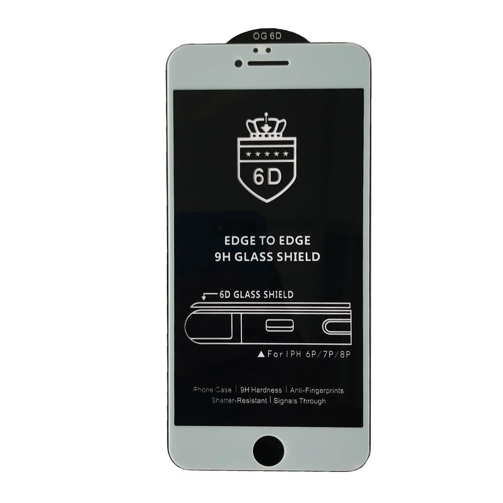 Захисне скло 6D EDGE TO EDGE for iPhone 7+/8+ біле, фото 1