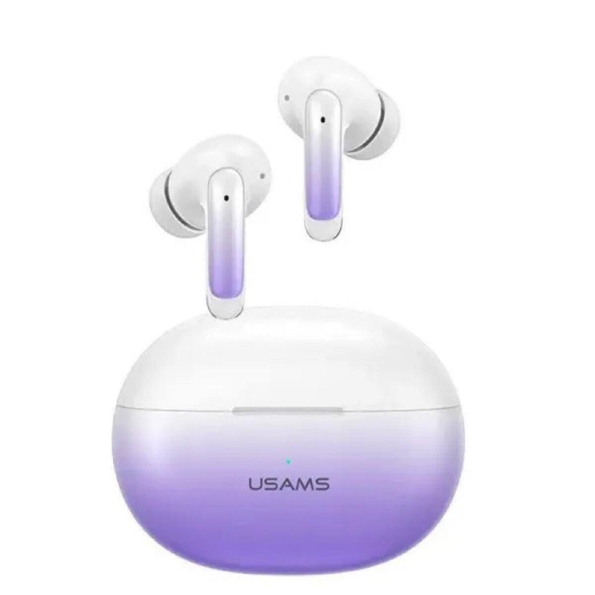 Навушники Usams US-XD19 Dual-mic ENC TWS Earbuds --X-don Series BT5.3 gradient purple