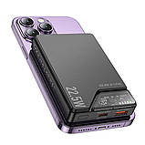 Повербанк Borofone BJ49 Astute 22.5W+PD20W fully compatible magnetic (10000mAh) Black, фото 3