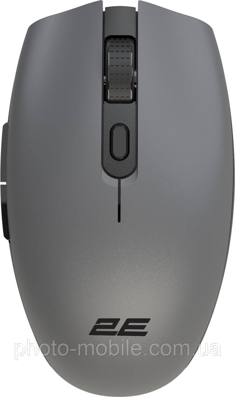 Комп'ютерна мишка 2E MF2030, Grey, USB (2.4GHz), оптична, 800/1200/1600 dpi, 6 кнопок, до 10 м, акумулятор 500 mAh