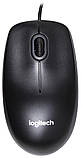 Комп'ютерна мишка Logitech B100 (910-003357) Black USB, фото 3