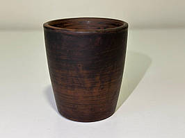 Чарка з червоної глини Керамклуб 80 мл h 6 см d 5 см