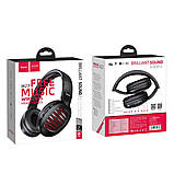 Навушники Hoco W23 Brilliant Sound Bluetooth black, фото 4