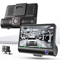 Відеореєстратор на 3 камери Car DVR WDR 1080P