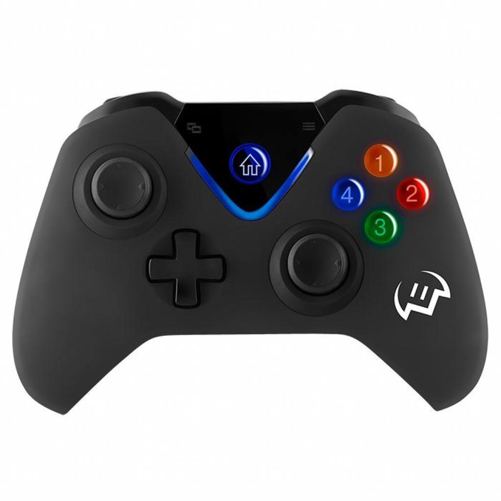 Ігровий контролер Sven GC-5070 бездротовий для PC/PS3/Android 4 осі 2 міні джойстика 11 кнопок Black, фото 1
