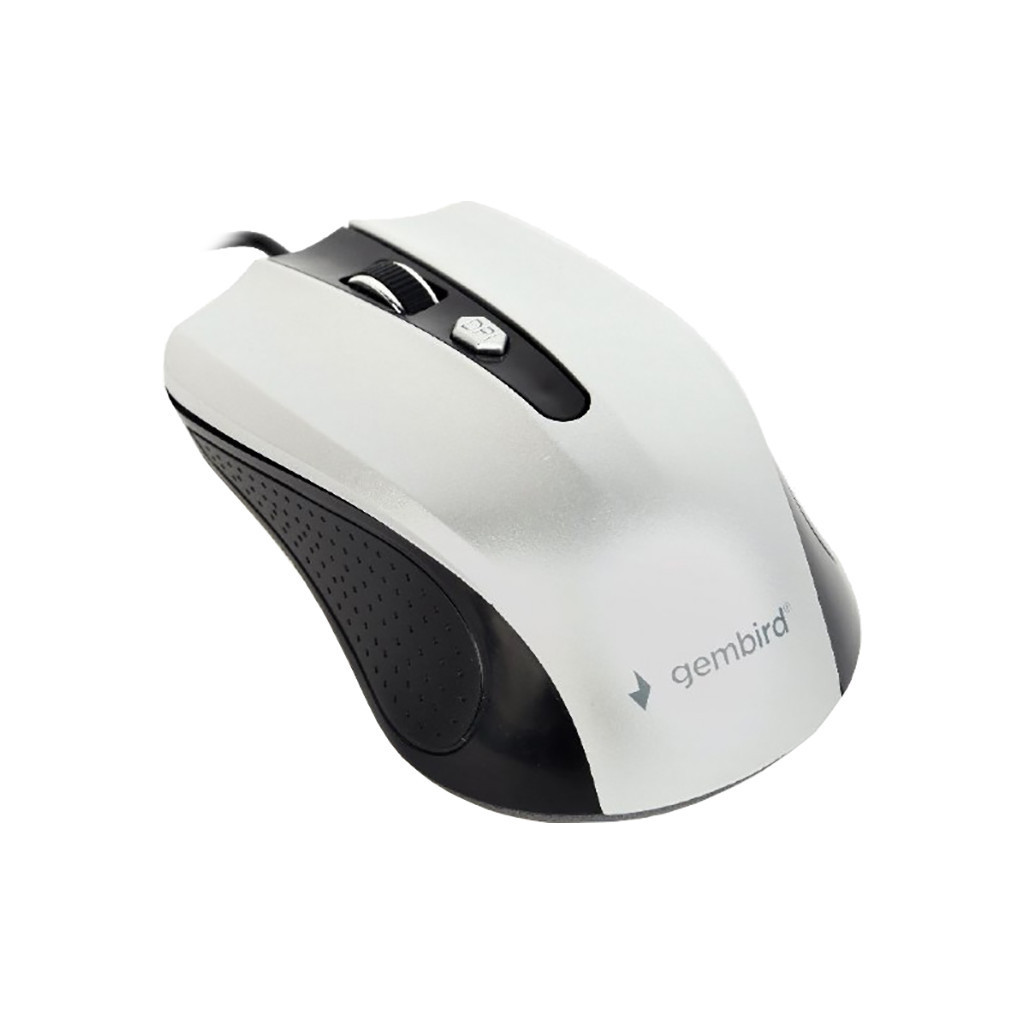 Комп'ютерна миша Gembird 4B-01 Gray/Black, фото 1