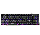 Клавіатура Frime Firefly II, USB, Black, підсвічування, кабель 1.8м (FLK19110)