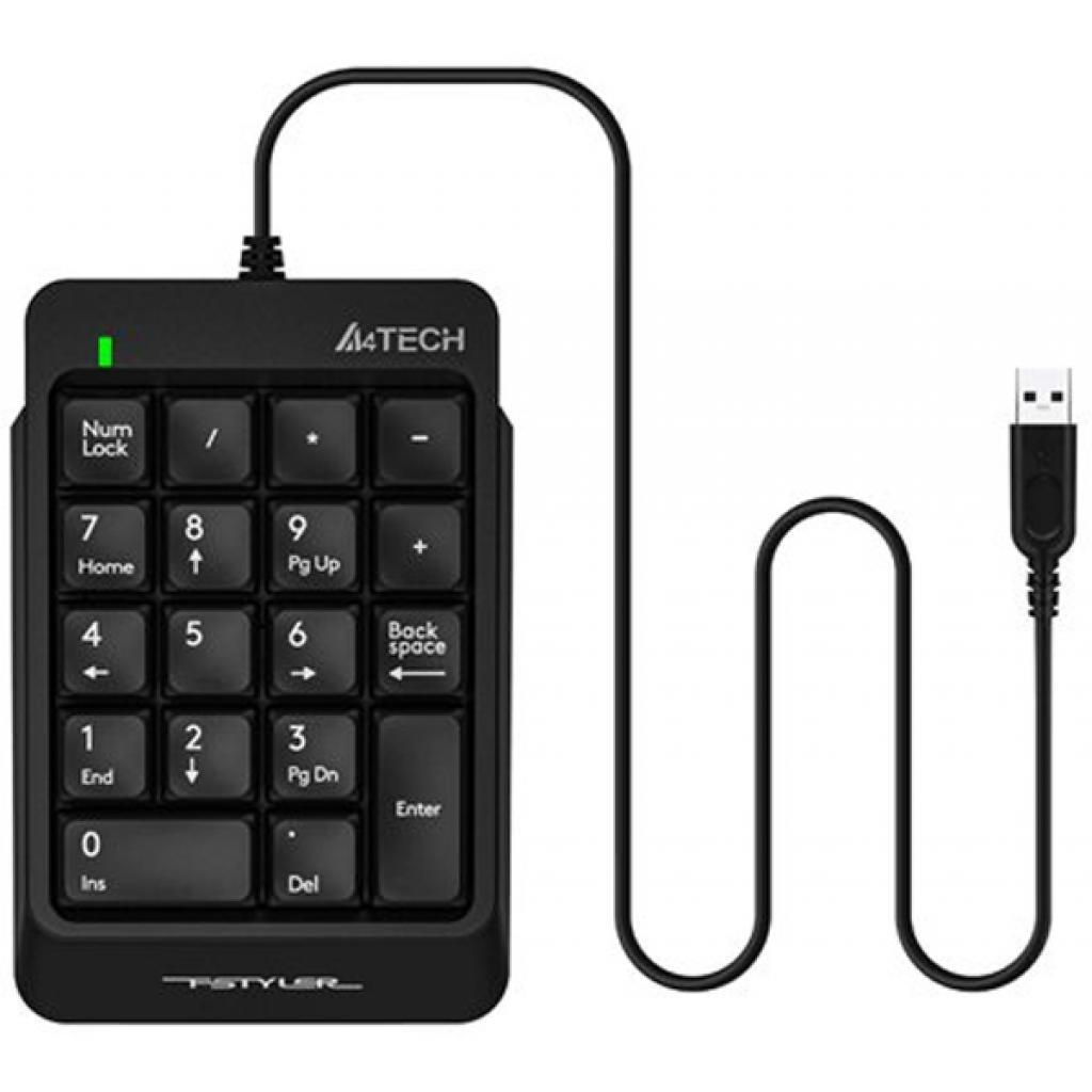 Клавіатура A4Tech FK13P (Black) Fstyler Numeric Keypad USB, фото 1