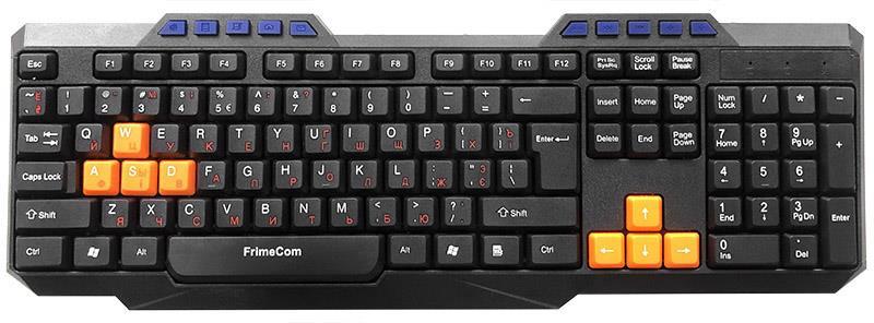 Клавіатура дротова FrimeCom FC-303-USB Black