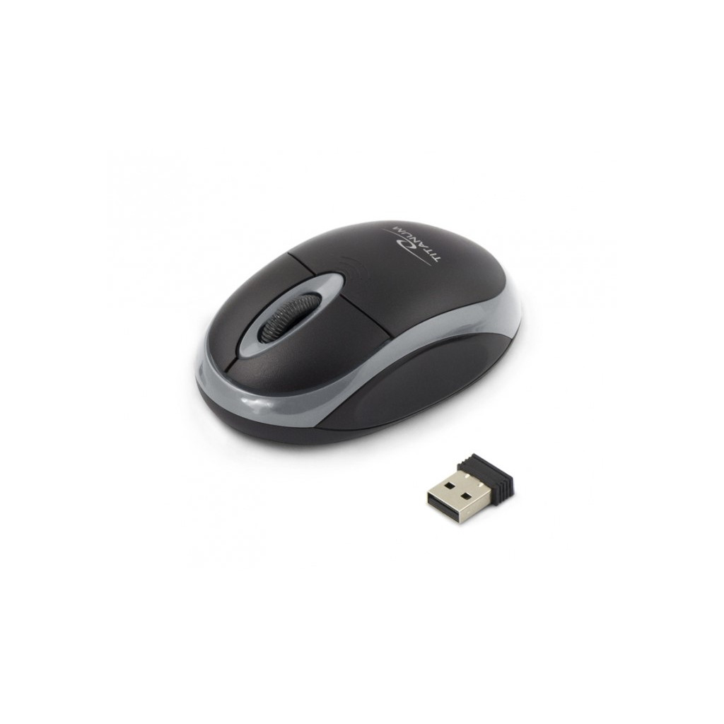 Комп'ютерна миша Esperanza Titanum Black/Gray, Optical, Wireless, 1000 dpi