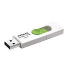 Флеш пам'ять A-DATA 32GB UV320 White/Green USB 3.1