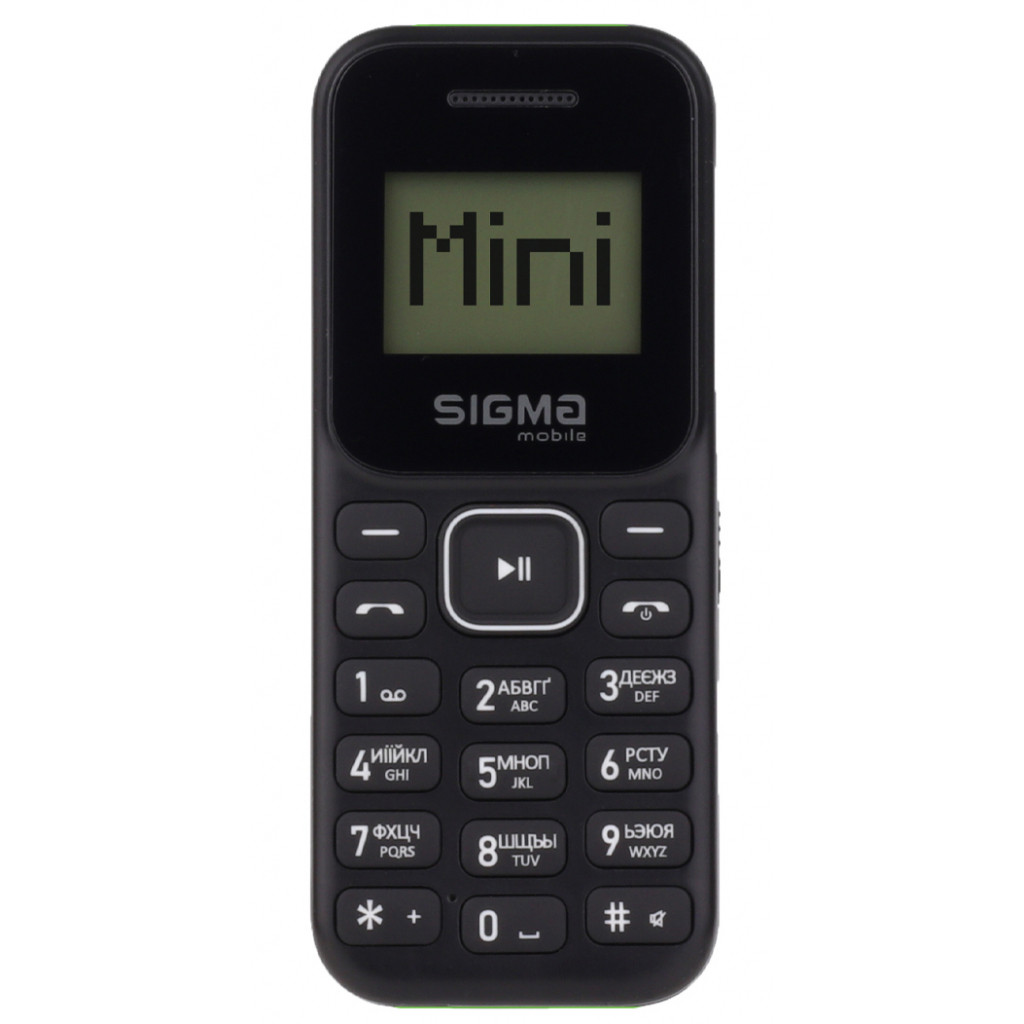Мобільний телефон Sigma mobile X-style 14 MINI black-green