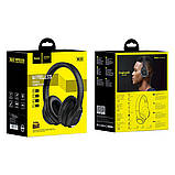 Навушники Hoco W28 Journey wireless headphones Black, фото 4