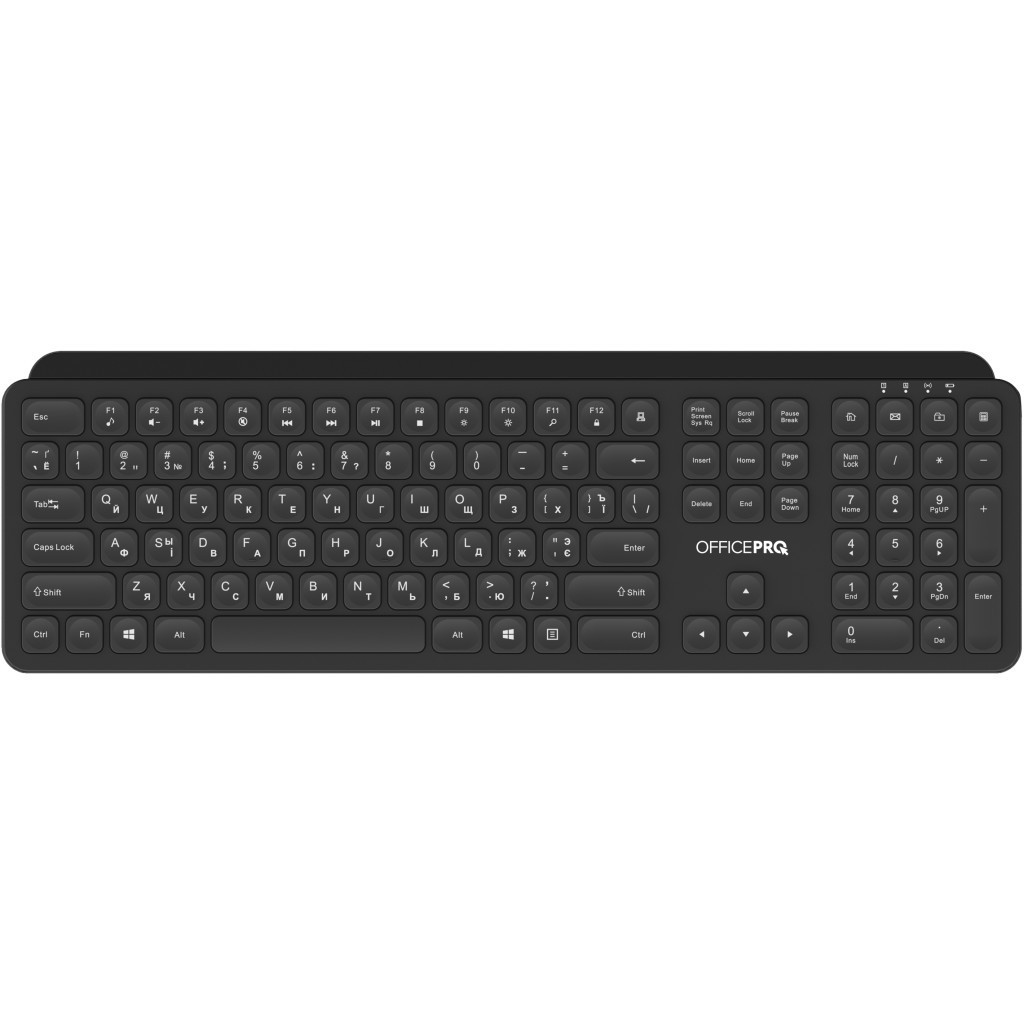 Клавіатура бездротова OfficePro SK680 Wireless Black