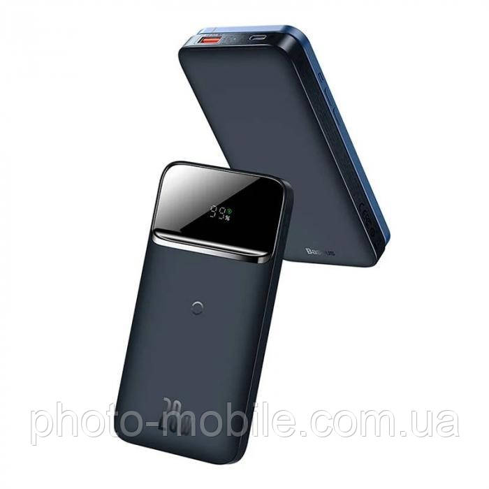 УМБ Повербанк Baseus Magnetic з бездротовою швидкою зарядкою 10000mAh 20W PowerBank