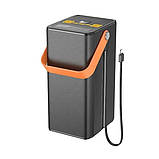 УМБ Повербанк Hoco Action PD+QC3.0 22.5W (100000mAh) с фонариком и встроенными кабелями PowerBank, фото 6