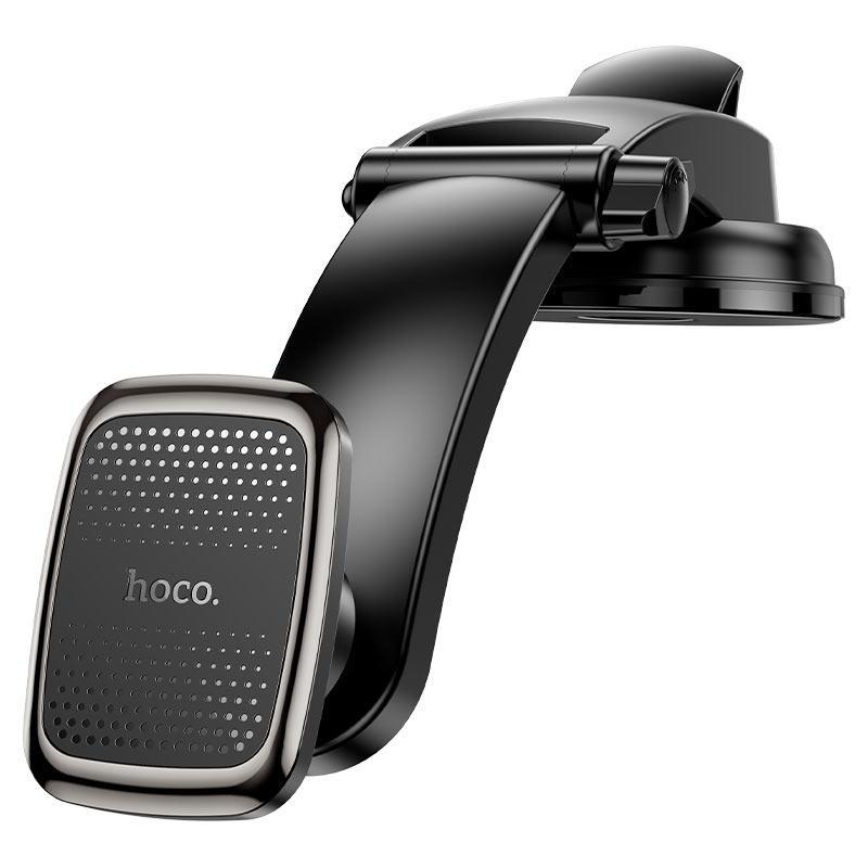 Автотримач Hoco CA107 Center console magnetic car holder Black, фото 1