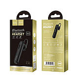 Навушник-гарнітура Hoco E36 Free sound business wireless headset Black, фото 4