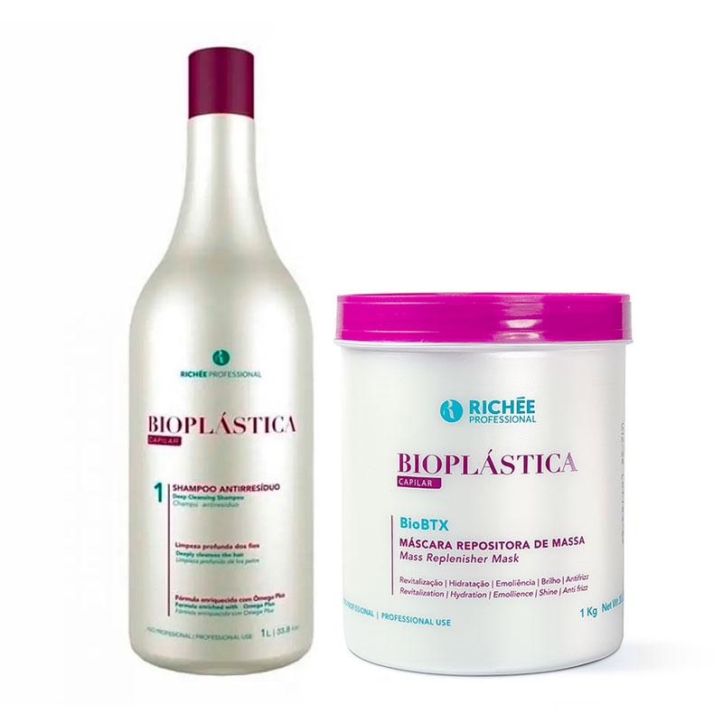 Ботекс для волосся Richee Bioplastica BioBTx Repositor de Massa Набір