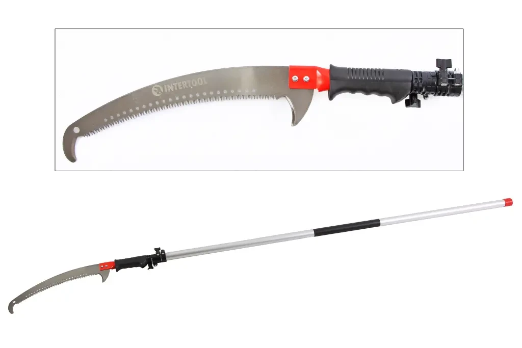 Висоторіз телескопічний 5м 2 в 1 Intertool, фото 1