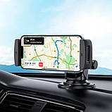 Автотримач Hoco CA120 центральний консольний автомобільний тримач для планшетів чорний, фото 2