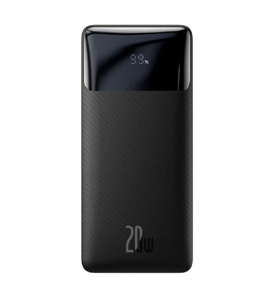 Повербанк Baseus Bipow Digital Display Power bank 30000mAh 20W Black